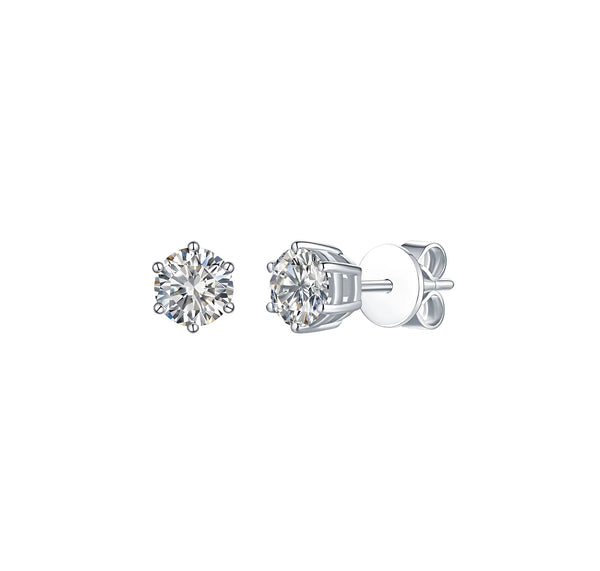 Essentials 1ct Solitaire Earrings