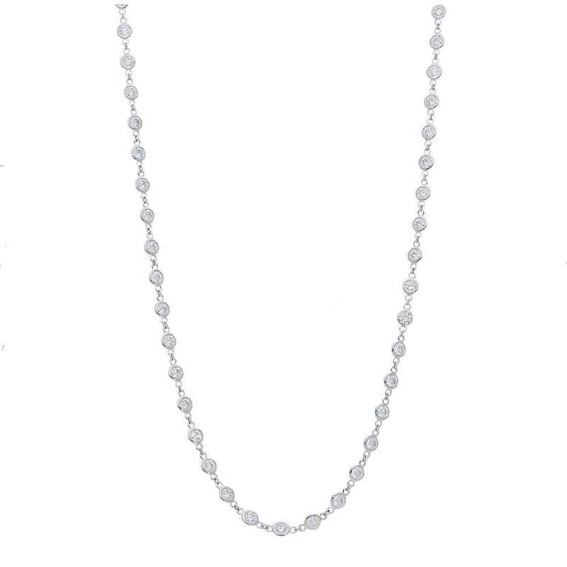 ALL CONNECTED BEZEL DIAMONDS BY THE YARD NECKLACE