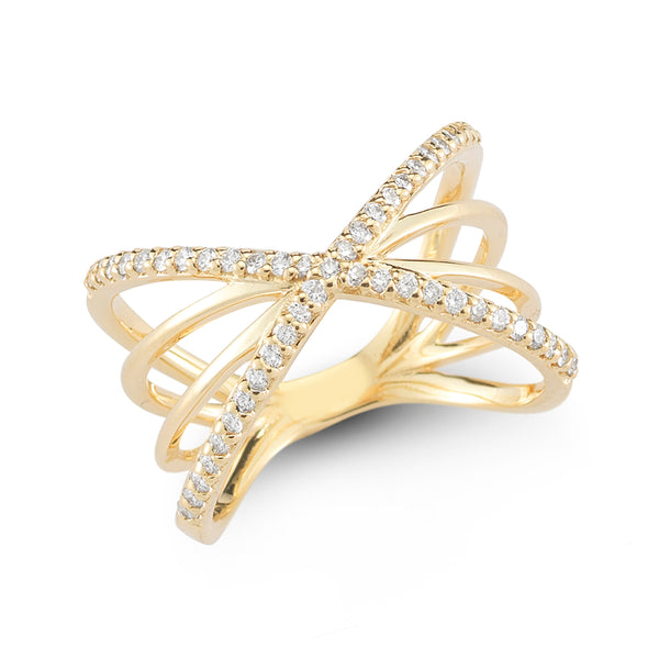 Barbela Diamond Halo Ring