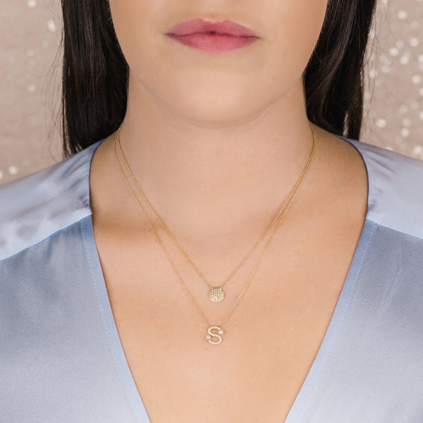 Dana Rebecca Designs Lauren Joy Medium Disc Necklace