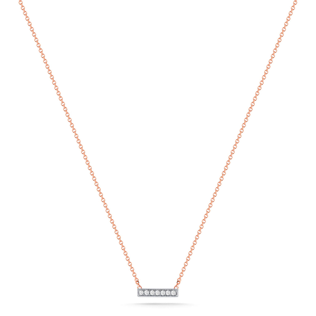 Dana rebecca sylvie store rose bar necklace