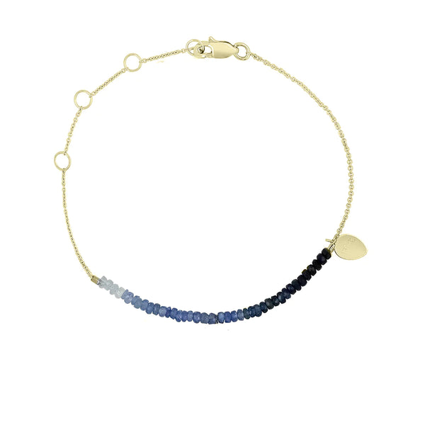 Signature Blue Sapphire Beaded Bracelet