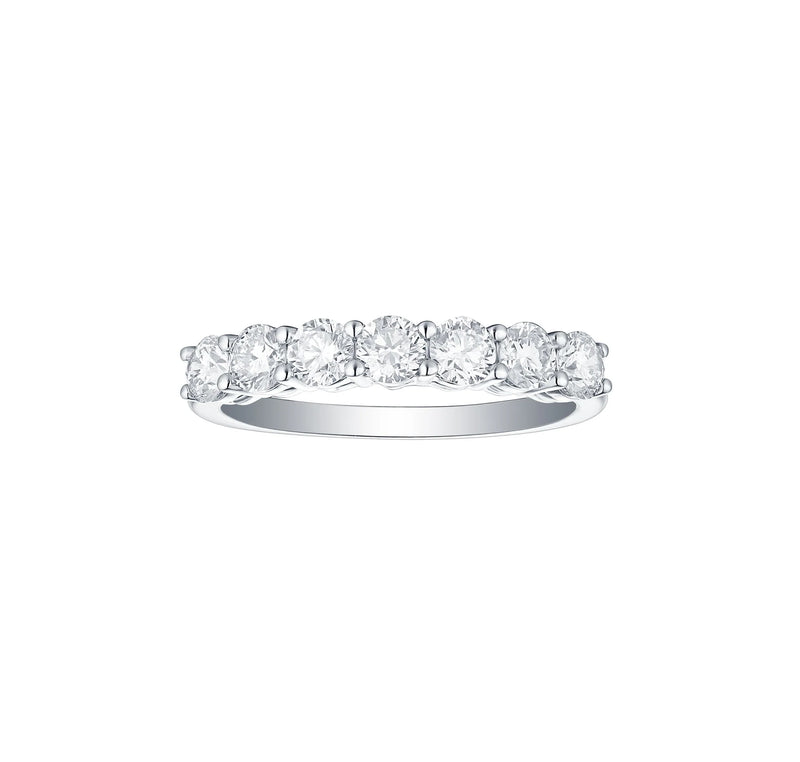 Wedding Band in 1ct Seven Stone Ring
