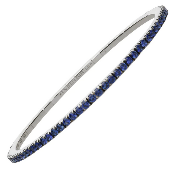 Blue Sapphire 'Extensible" Stretch Bracelet